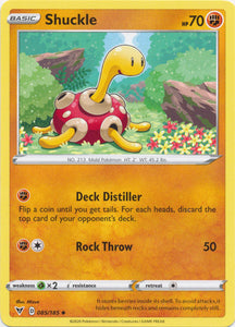 Shuckle 085/185 Uncommon Vivid Voltage Pokemon TCG - guardiangamingtcgs