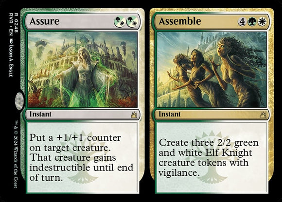 Assure // Assemble 221 R Guilds of Ravnica MTG - guardiangamingtcgs