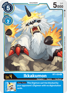 Ikkakumon - BT1-034 R Release Special Booster Digimon TCG - guardiangamingtcgs