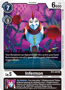 Infermon BT5-067 U Battle of Omni Digimon TCG - guardiangamingtcgs