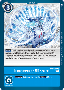 Innocence Blizzard BT8-098 U New Awakening Digimon TCG - guardiangamingtcgs