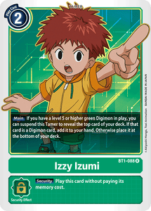 Izzy Izumi BT1-088 R Release Special Booster Digimon TCG - guardiangamingtcgs