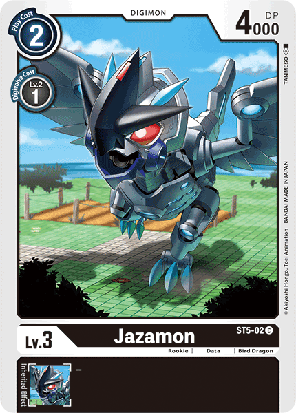 Jazamon ST5-02 C Starter Deck 05: Machine Black Digimon TCG - guardiangamingtcgs