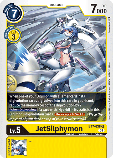 JetSilphymon BT7-038 U Next Adventure Digimon TCG - guardiangamingtcgs