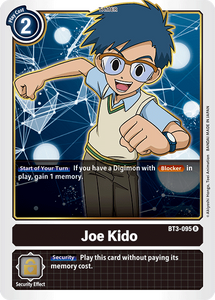 Joe Kido - BT3-095 R Release Special Booster Digimon TCG - guardiangamingtcgs