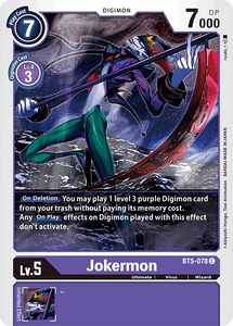 Jokermon BT5-078 C Battle of Omni Digimon TCG - guardiangamingtcgs