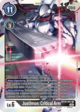 Foil Justimon: Critical Arm BT10-067 R Xros Encounter Digimon TCG - guardiangamingtcgs
