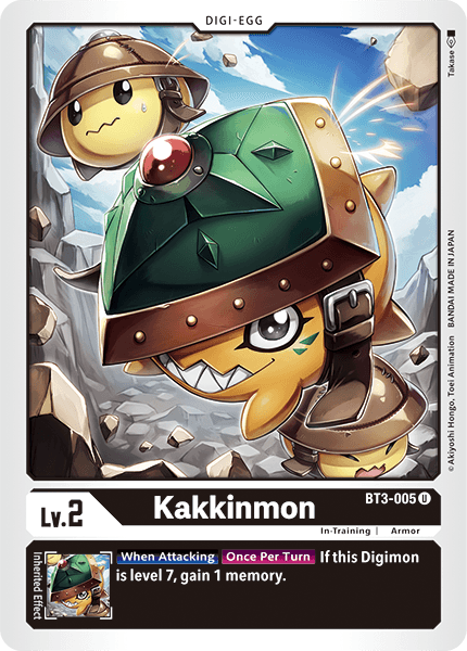 Kakkinmon BT3-005 U Release Special Booster Digimon TCG - guardiangamingtcgs