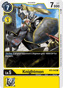 Knightmon BT5-042 C Battle of Omni Digimon TCG - guardiangamingtcgs