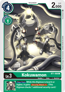 Kokuwamon BT1-068 C Release Special Booster Digimon TCG - guardiangamingtcgs