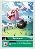 Koromon BT7-004 U Next Adventure Digimon TCG - guardiangamingtcgs