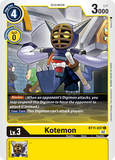 Foil Kotemon BT11-037 C Dimensional Phase Digimon TCG - guardiangamingtcgs