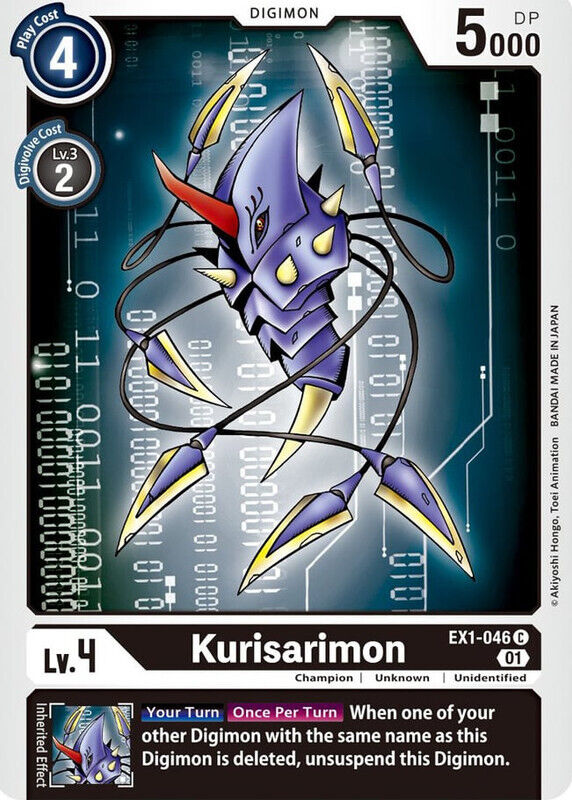 Kurisarimon EX1-046 C Classic Collection Digimon TCG - guardiangamingtcgs