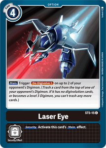 Laser Eye ST5-15 C Starter Deck 05: Machine Black Digimon TCG - guardiangamingtcgs