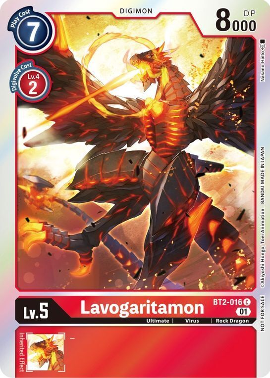 Foil Lavogaritamon (ST-11 Special Entry Pack) BT2-016 C Release Special Booster Digimon TCG - guardiangamingtcgs