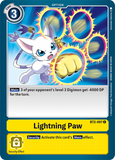 Lightning Paw BT2-097 C Revision Pack Cards Digimon TCG - guardiangamingtcgs