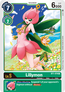 Lillymon BT1-079 R Release Special Booster Digimon TCG - guardiangamingtcgs