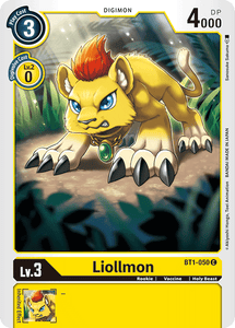 Liollmon BT1-050 C Release Special Booster Digimon TCG - guardiangamingtcgs