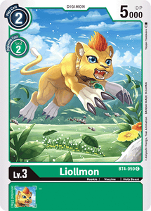 Liollmon BT4-050 C Great Legend Digimon TCG - guardiangamingtcgs