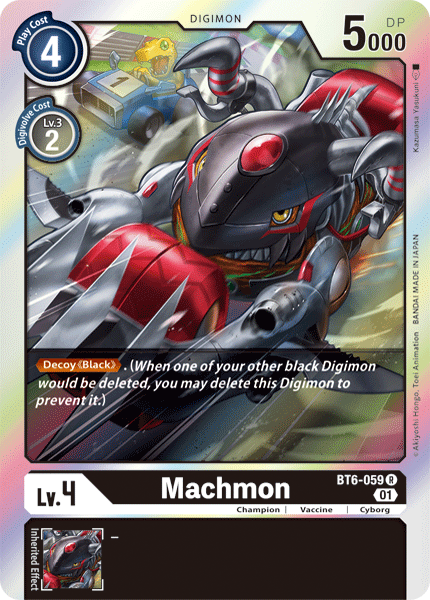 Foil Machmon BT6-059 R Double Diamond Digimon TCG - guardiangamingtcgs
