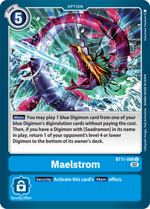 Foil Maelstrom BT11-098 C Dimensional Phase Digimon TCG - guardiangamingtcgs