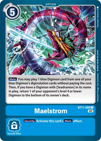 Maelstrom BT11-098 C Dimensional Phase Digimon TCG - guardiangamingtcgs