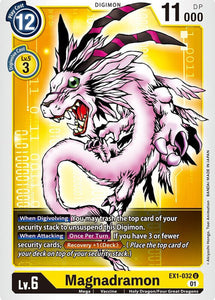 Magnadramon EX1-032 U Classic Collection Digimon TCG - guardiangamingtcgs