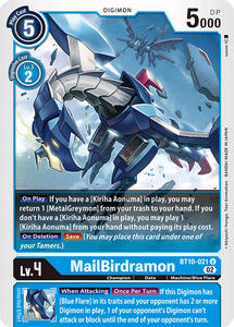 MailBirdramon BT10-021 U Xros Encounter Digimon TCG - guardiangamingtcgs