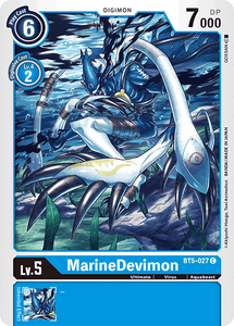 MarineDevimon BT5-027 C Battle of Omni Digimon TCG - guardiangamingtcgs