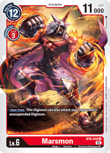 Marsmon BT8-018 U New Awakening Digimon TCG - guardiangamingtcgs