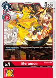 Meramon BT5-011 C Battle of Omni Digimon TCG - guardiangamingtcgs