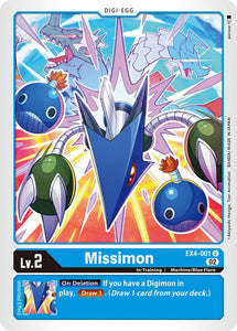 Missimon EX4-001 U Alternative Being Booster Digimon TCG - guardiangamingtcgs