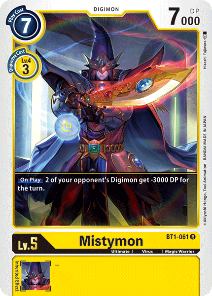 Mistymon BT1-061 R Release Special Booster Digimon TCG - guardiangamingtcgs