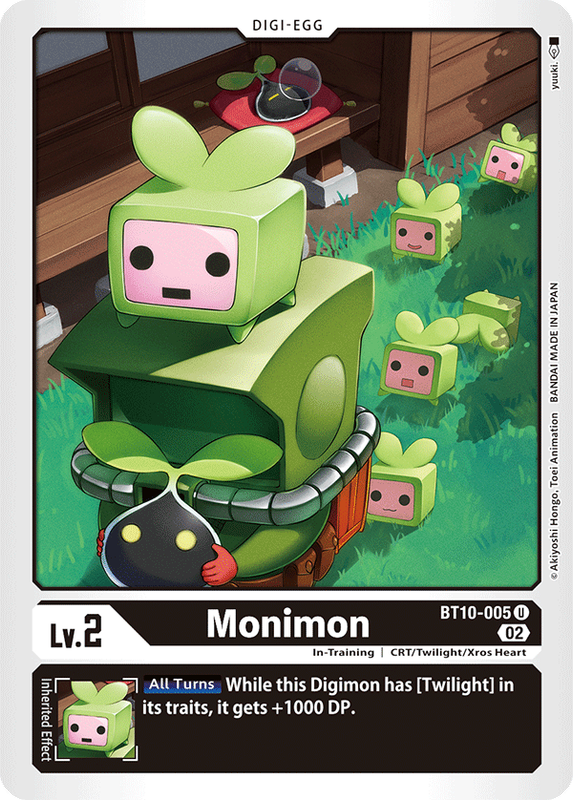 Monimon BT10-005 U Xros Encounter Digimon TCG - guardiangamingtcgs