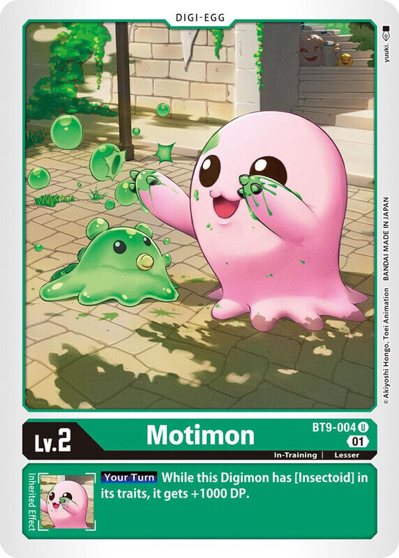 Motimon BT9-004 U X Record Digimon TCG - guardiangamingtcgs