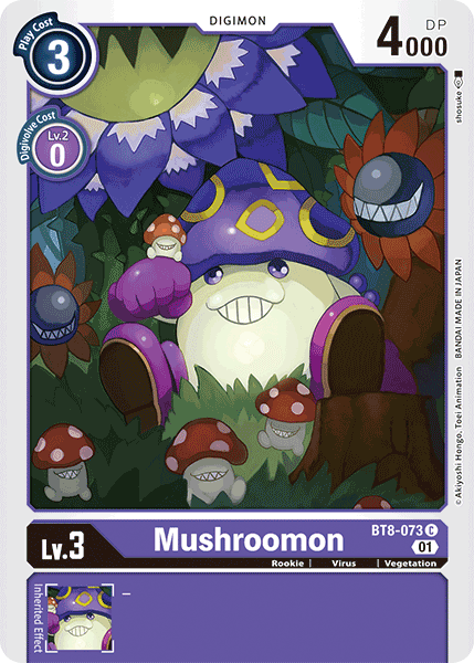 Mushroomon BT8-073 C New Awakening Digimon TCG - guardiangamingtcgs