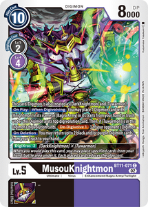 MusouKnightmon BT11-071 C Dimensional Phase Digimon TCG - guardiangamingtcgs