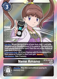 Foil Nene Amano BT10-092 R Xros Encounter Digimon TCG - guardiangamingtcgs