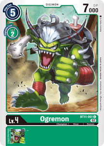 Foil Ogremon BT11-051 C Dimensional Phase Digimon TCG - guardiangamingtcgs