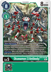 Okuwamon (X Antibody) BT9-052 U X Record Digimon TCG - guardiangamingtcgs