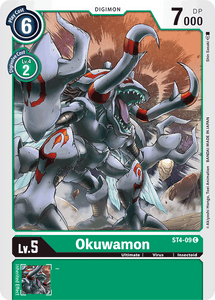 Okuwamon ST4-09 C Starter Deck 04: Giga Green Digimon TCG - guardiangamingtcgs