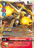 Foil OmniShoutmon BT11-015 R Dimensional Phase Digimon TCG - guardiangamingtcgs