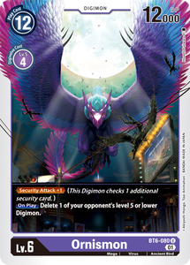 Ornismon BT6-080 U Double Diamond Digimon TCG - guardiangamingtcgs