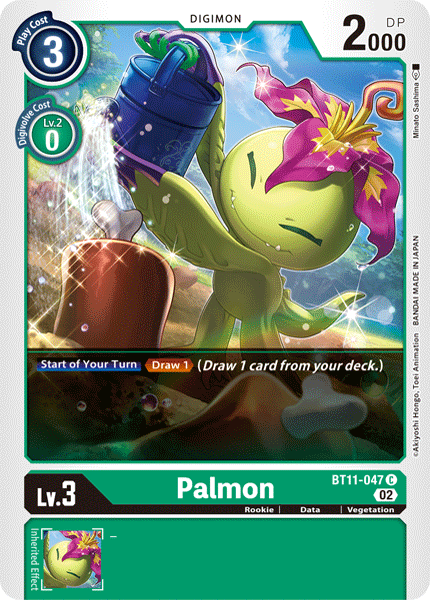 Palmon BT11-047 C Dimensional Phase Digimon TCG - guardiangamingtcgs