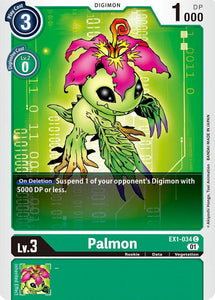 Palmon EX1-034 C Classic Collection Digimon TCG - guardiangamingtcgs