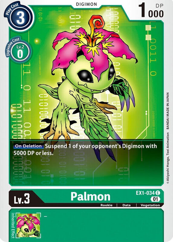 Palmon EX1-034 C Classic Collection Digimon TCG - guardiangamingtcgs