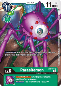 Parasitemon EX2-028 U Digital Hazard Digimon TCG - guardiangamingtcgs