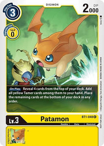 Patamon (Official Tournament Pack Vol.3) BT1-048 R Release Special Booster Digimon TCG - guardiangamingtcgs