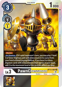 Foil PawnChessmon - BT13-064 R Versus Royal Knights Digimon TCG - guardiangamingtcgs