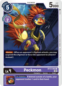 Peckmon BT13-082 C Versus Royal Knights Digimon TCG - guardiangamingtcgs